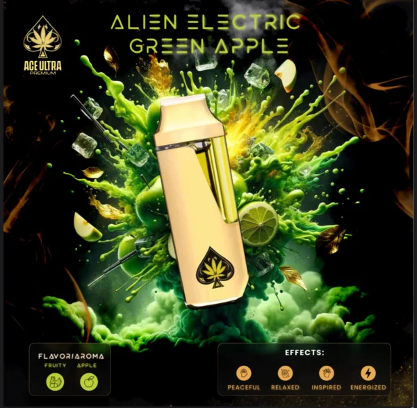 Alien Electric Green Apple - Ace Ultra Premium 2g Disposable