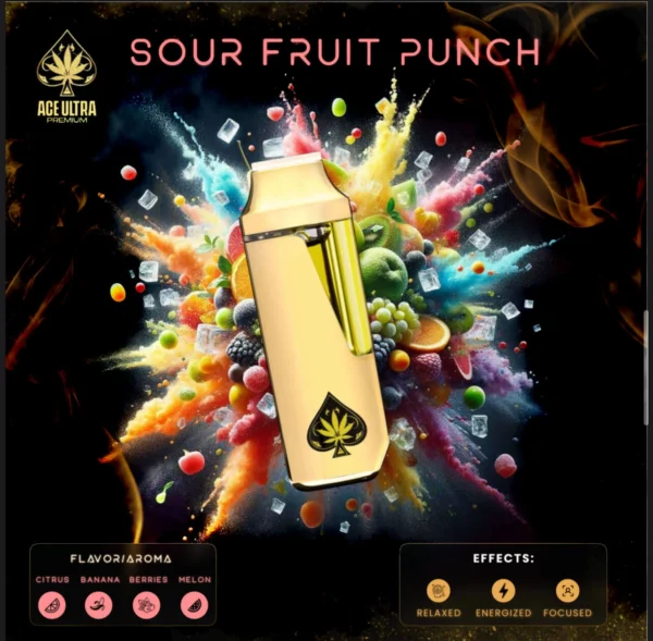 Ace Sour Fruit Punch 2g Mini Disposable | Gen 4