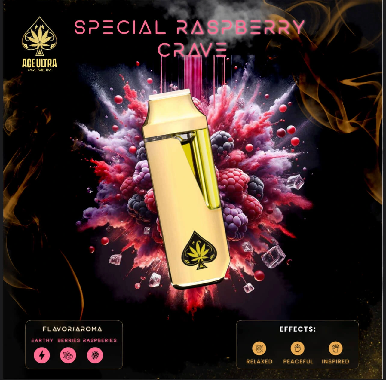 Ace Special Raspberry Crave 2g Mini Disposable | Gen 4